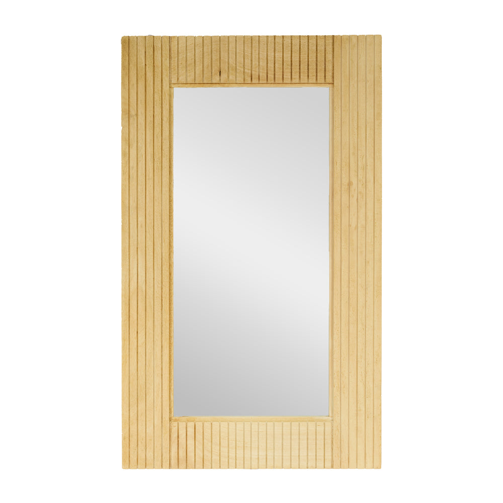 Specchio in legno di MANGO  – L60xP3xH100cm  "BLANCO"
