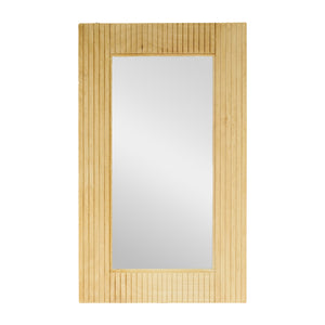 Specchio in legno di MANGO  – L60xP3xH100cm  "BLANCO"
