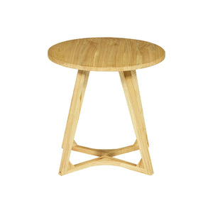 Tavolino rotondo in legno teak dal design autentico e sostenibile TEAKé