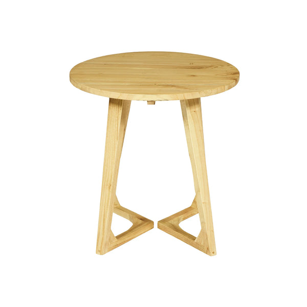 Tavolino design in legno pregiato TEAKé, stile moderno e sostenibile, piano rotondo