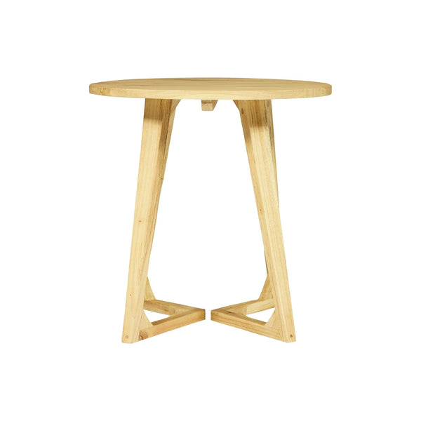 Tavolino laterale in legno pregiato dal design autentico TEAKé, stile moderno e sostenibile.