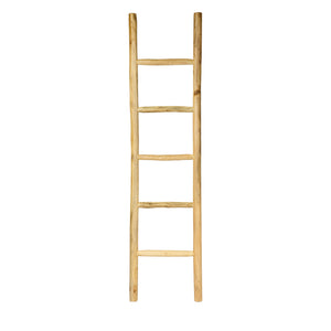 Scala di legno di TEAK large L45xP5xH180 "LADDER"