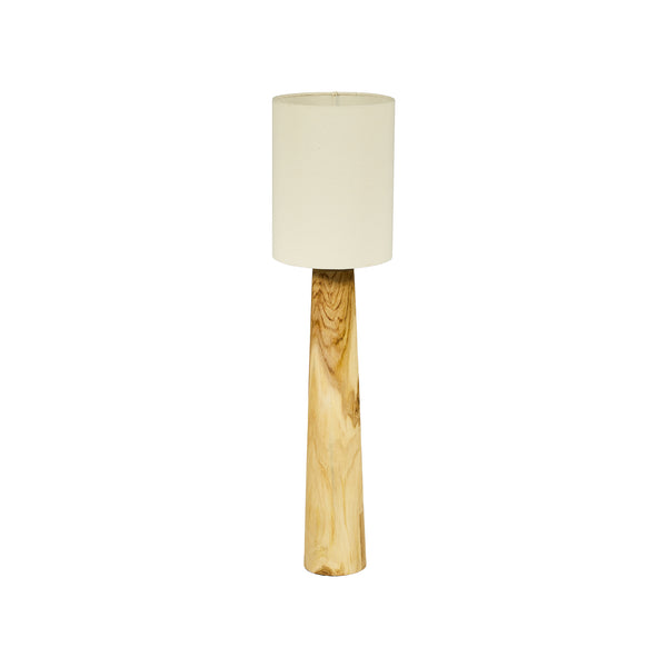 Lampada in LEGNO DI TEAK e TESSUTO "ALTEA"