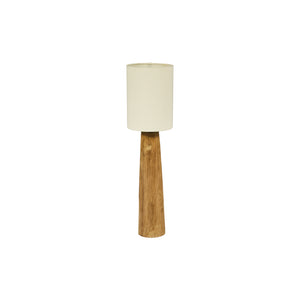 Lampada in LEGNO DI TEAK e TESSUTO "ALTEA"