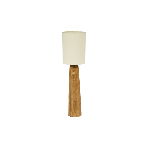 Lampada in LEGNO DI TEAK e TESSUTO "ALTEA"