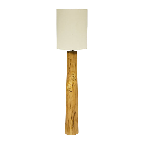 Lampada in LEGNO DI TEAK e TESSUTO "ALTEA"