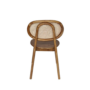 Mila Sedia in teak e rattan 