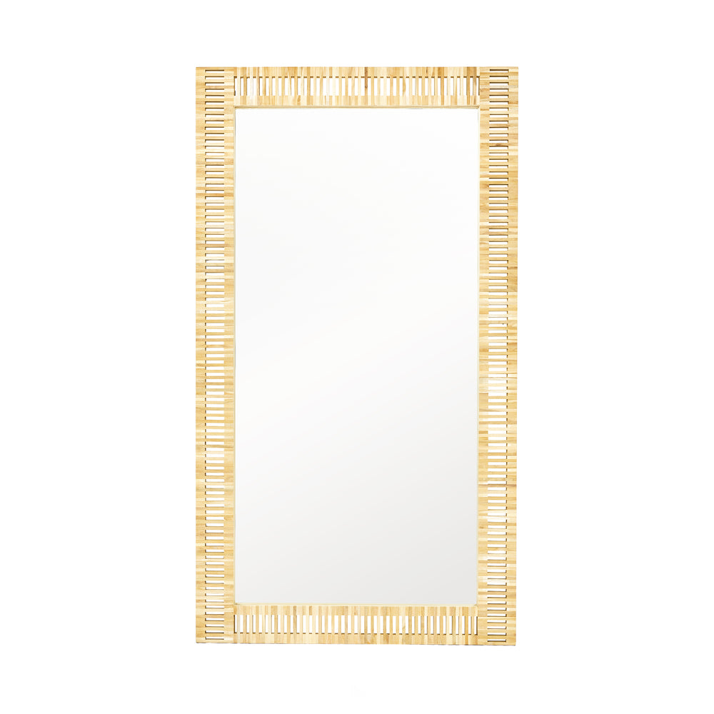Specchio in TEAK  – L101xP3.5xH180cm  "MILANO"