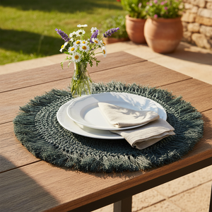 Tovaglietta in sisal nera