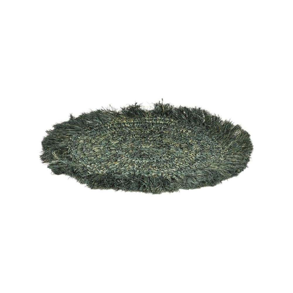 Tovaglietta in SISAL BLACK Ø42 cm "NOIRA"