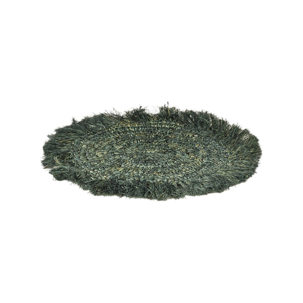 Tovaglietta in SISAL BLACK Ø42 cm "NOIRA"