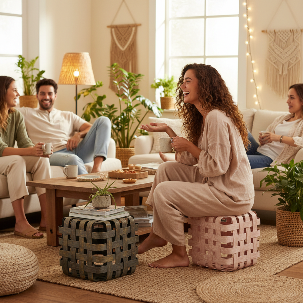 Bamboo Stool - Tavolino laterale