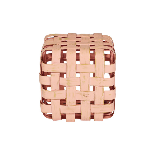 Sgabello in BAMBOO e FERRO L35xP35XH35cm "BAMBOO STOOL"