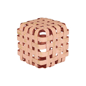 Sgabello in BAMBOO e FERRO L35xP35XH35cm "BAMBOO STOOL"