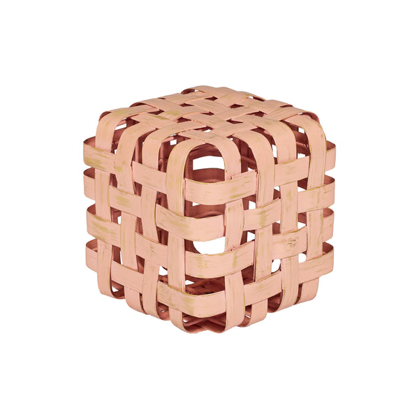 Sgabello in BAMBOO e FERRO L35xP35XH35cm "BAMBOO STOOL"