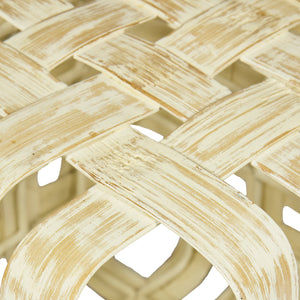 Sgabello in BAMBOO e FERRO L35xP35XH35cm "BAMBOO STOOL"