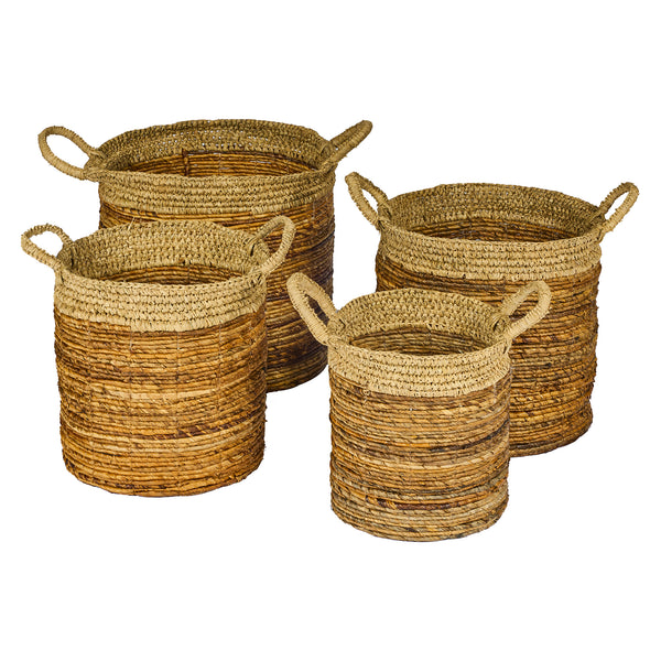 Set 4 cesti in FOGLIA di BANANO "RAFFO"