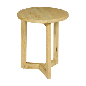 Tavolino da salotto in legno di Mango  – Ø50x L55cm  "BIANCA"
