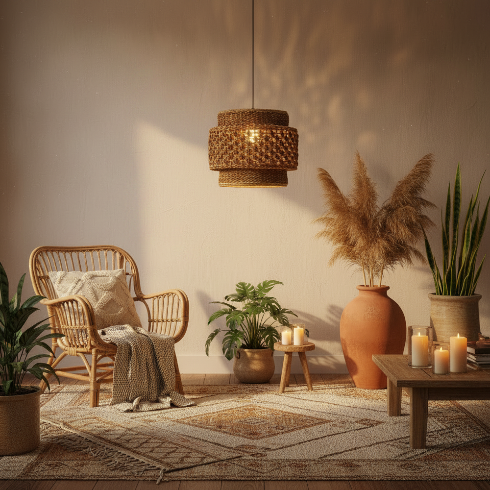 Boho living – senza arazzo