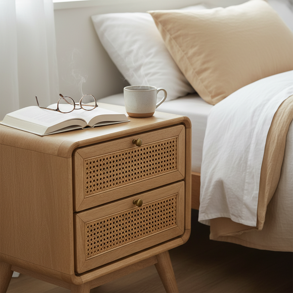 Boston + Altea S – Comodino in camera da letto