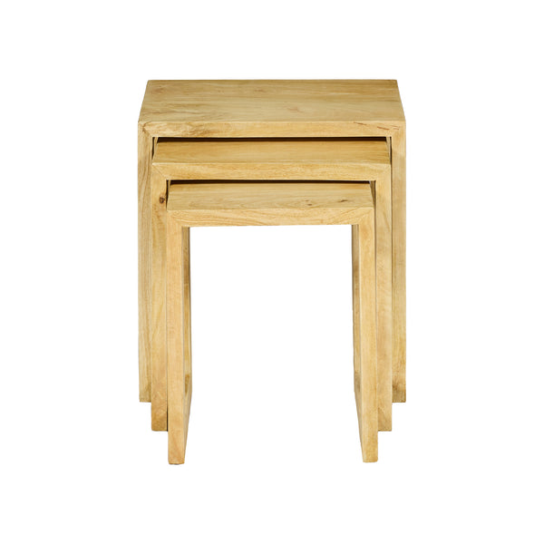 Tavolino da salotto in legno di mango  – P50x A40x L50cm  "BOWER"