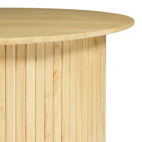 Tavolo rotondo in legno di mango – Ø100 x H55 cm "CRUZ"