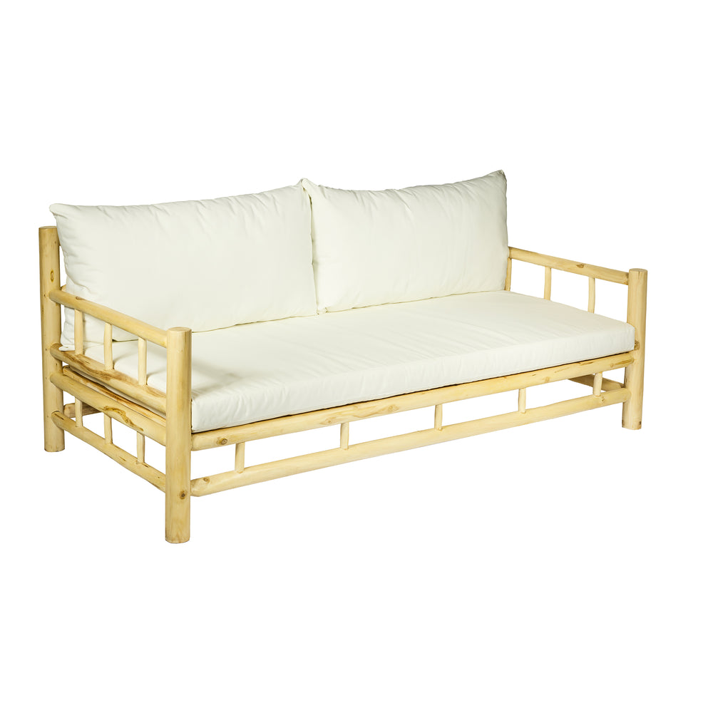 Divano letto in TEAK Naturale L208xP108XH86 cm "DALE'"