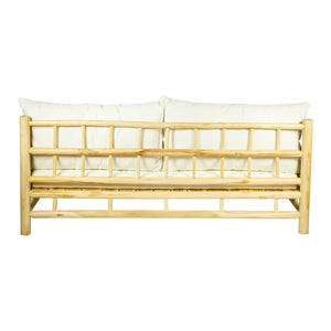 Divano letto in TEAK Naturale L208xP108XH86 cm "DALE'"