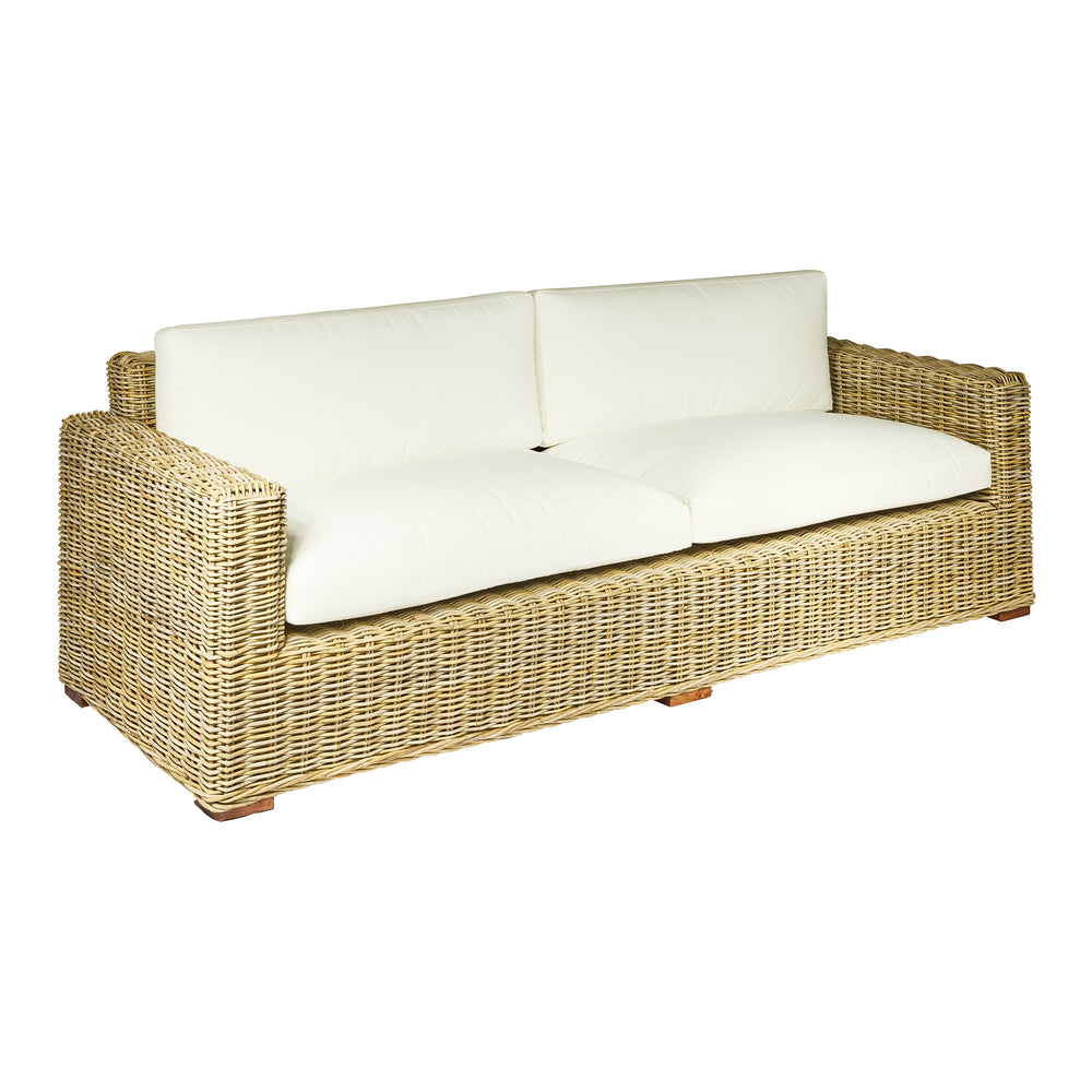 Divano in  RATTAN 3 posti L215xP90XH80 cm "DALLAS'"
