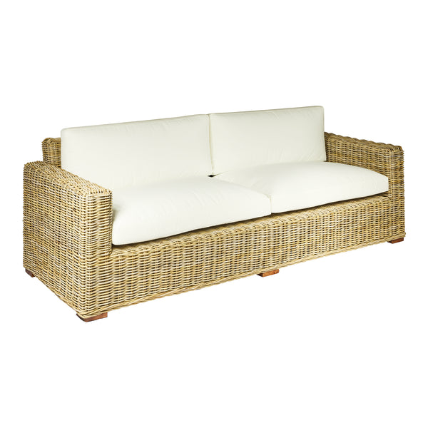 Divano in  RATTAN 3 posti L215xP90XH80 cm "DALLAS'"
