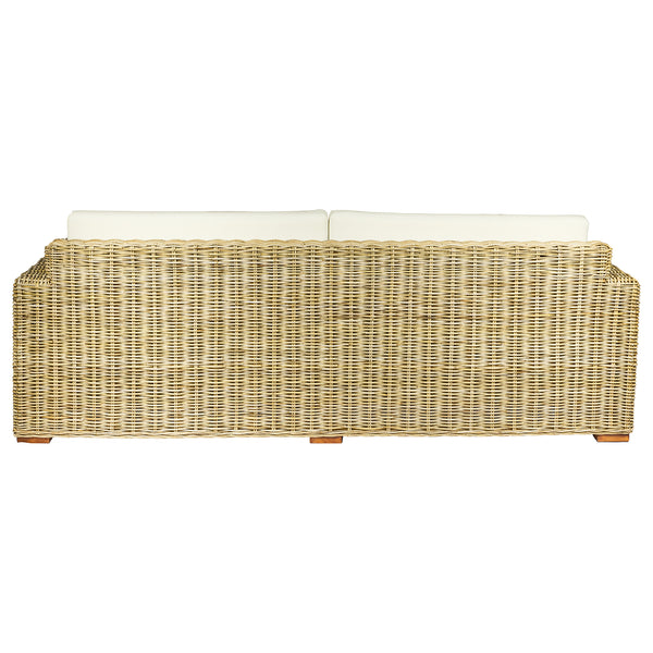 Divano in  RATTAN 3 posti L215xP90XH80 cm "DALLAS'"