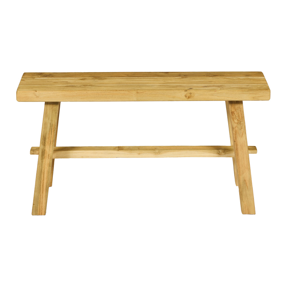 Sgabello in TEAK RICICLATO L90xP25XH45cm "EMMA- M"