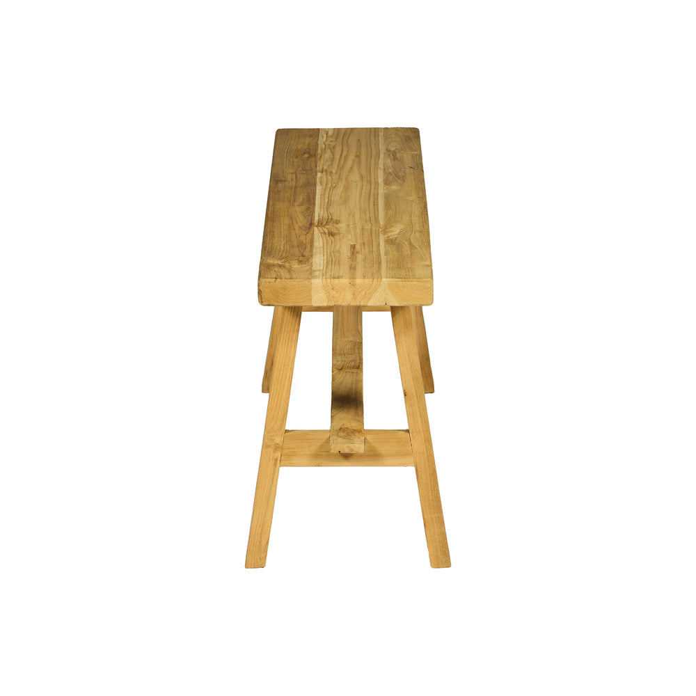 Sgabello in TEAK RICICLATO L90xP25XH45cm "EMMA- M"