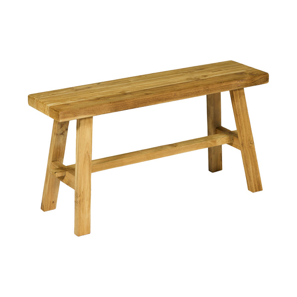 Sgabello in TEAK RICICLATO L90xP25XH45cm "EMMA- M"