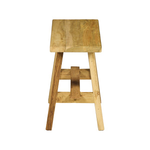 Panca in TEAK RICICLATO L50xP25XH45cm "EMMA"