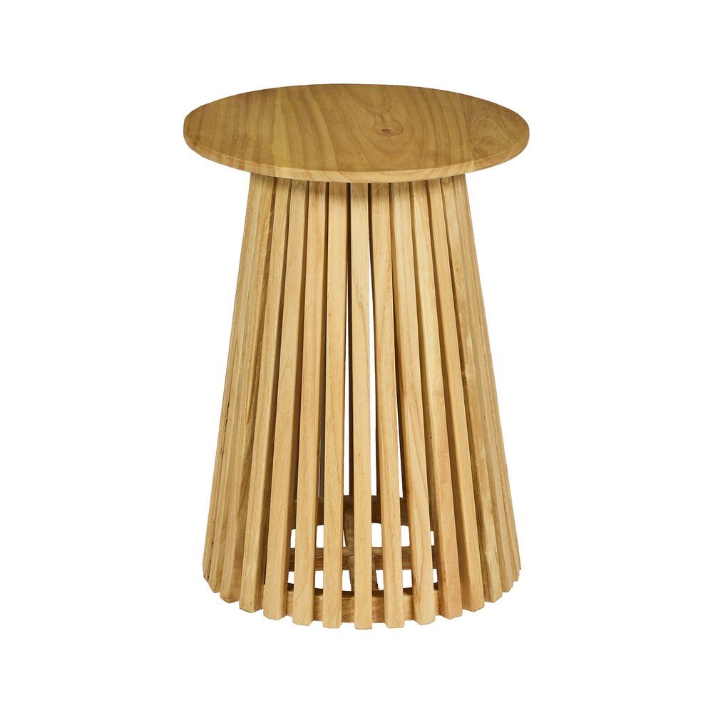 Tavolino da salotto in legno di Mango  – Ø40x L55cm  "FLORIDA"