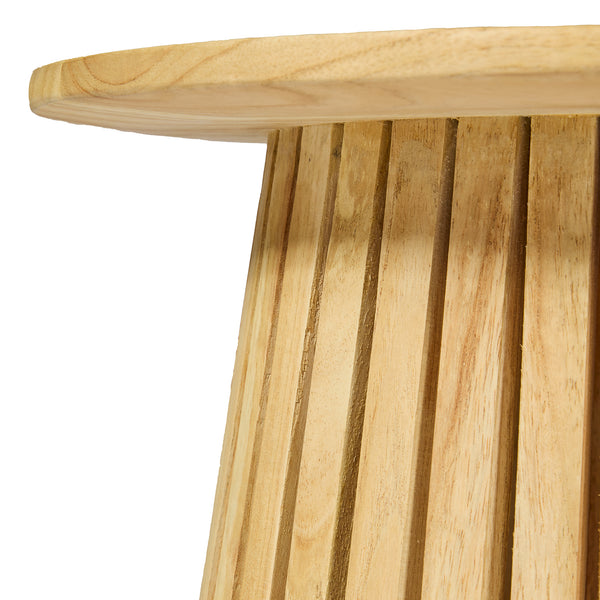 Tavolino da salotto in legno di Mango  – Ø40x L55cm  "FLORIDA"