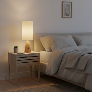 Lampada Altea su comodino - Camera scandinava