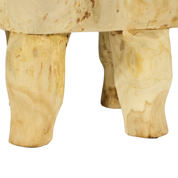 Tavolino da caffè in radice di teak  – Ø90 x H46 cm  "NINA BABY"