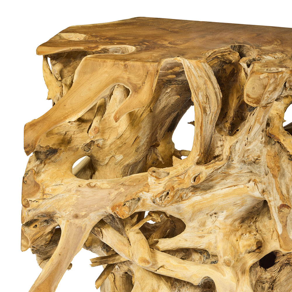 Consolle in radice di teak – L120xP40XH75 cm "Nina"