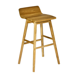 Sgabello in TEAK L38xP43XH75/85cm "MARTINI"