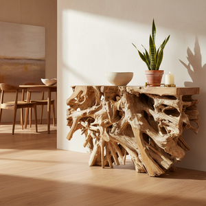 NINA Consolle in radice di teak