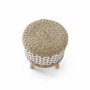 Pouf – Vista Dall'alto Sfondo Bianco