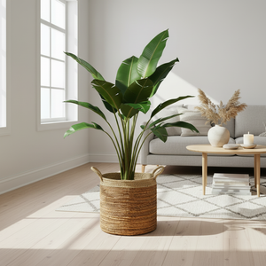 RAFFO – Cesto con strelitzia