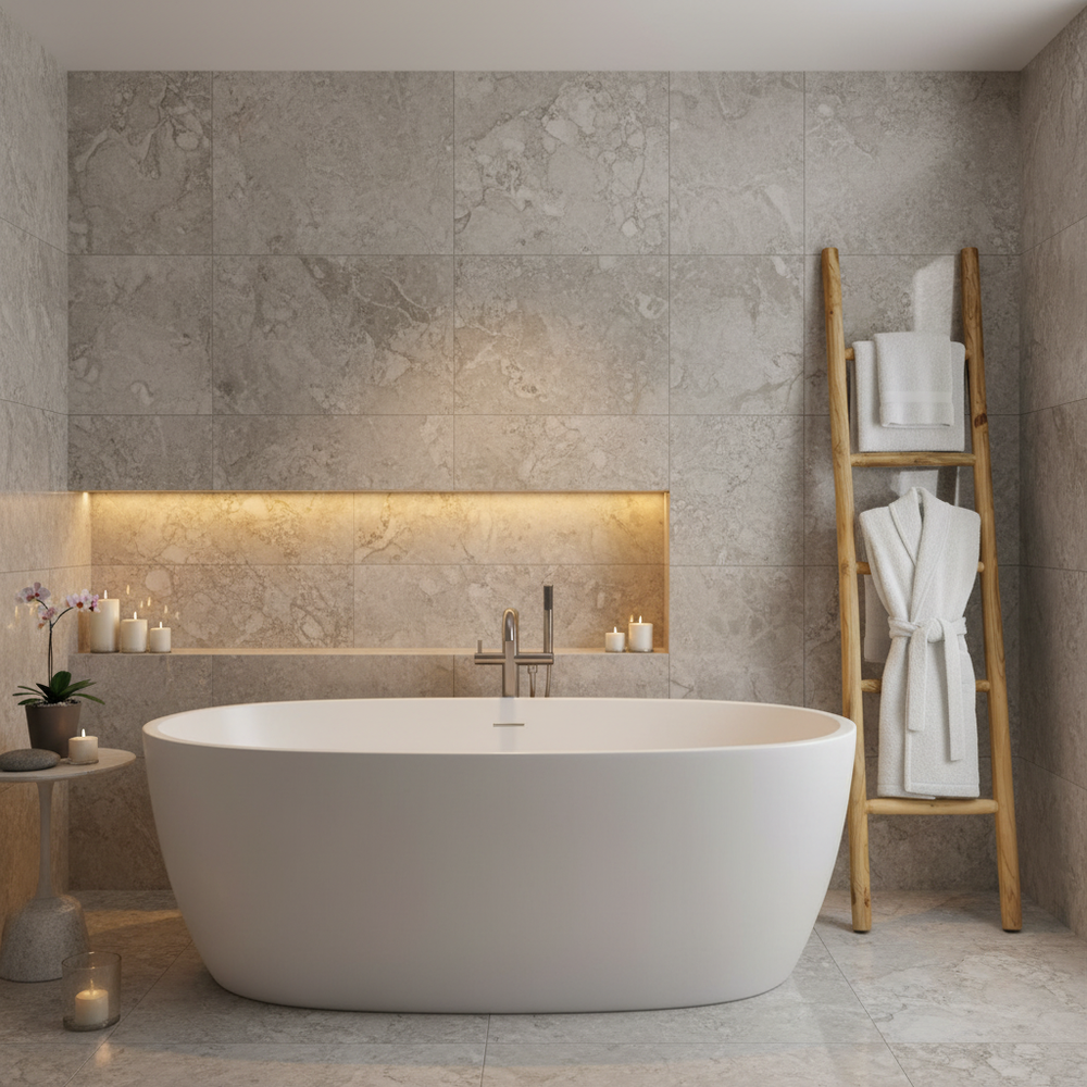 Scala LADDER in bagno luxury spa