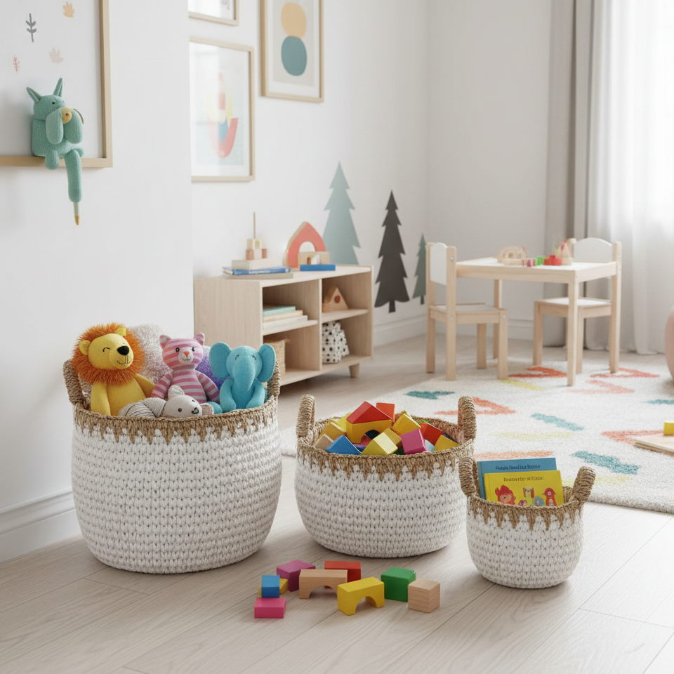 STEFY - accessori casa ceste d'arredo per soggiorno camera da letto