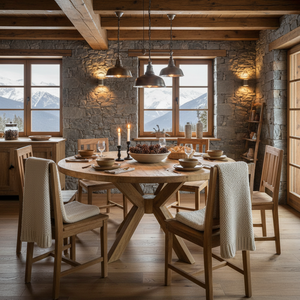 Tavolo Dalton - Chalet montagna formato quadrato