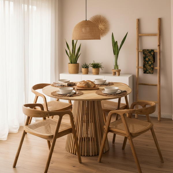 Tavolo Zenno con sedie Sydney - Atmosfera hygge scandinava