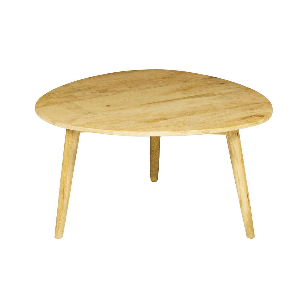 Tavolino da caffè in legno massello di mango  – Ø85 x H46 cm  "URBAN"