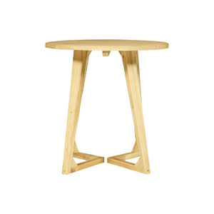 Tavolino da salotto in legno di Mango – Ø40x L55cm  "ESPRESSO"